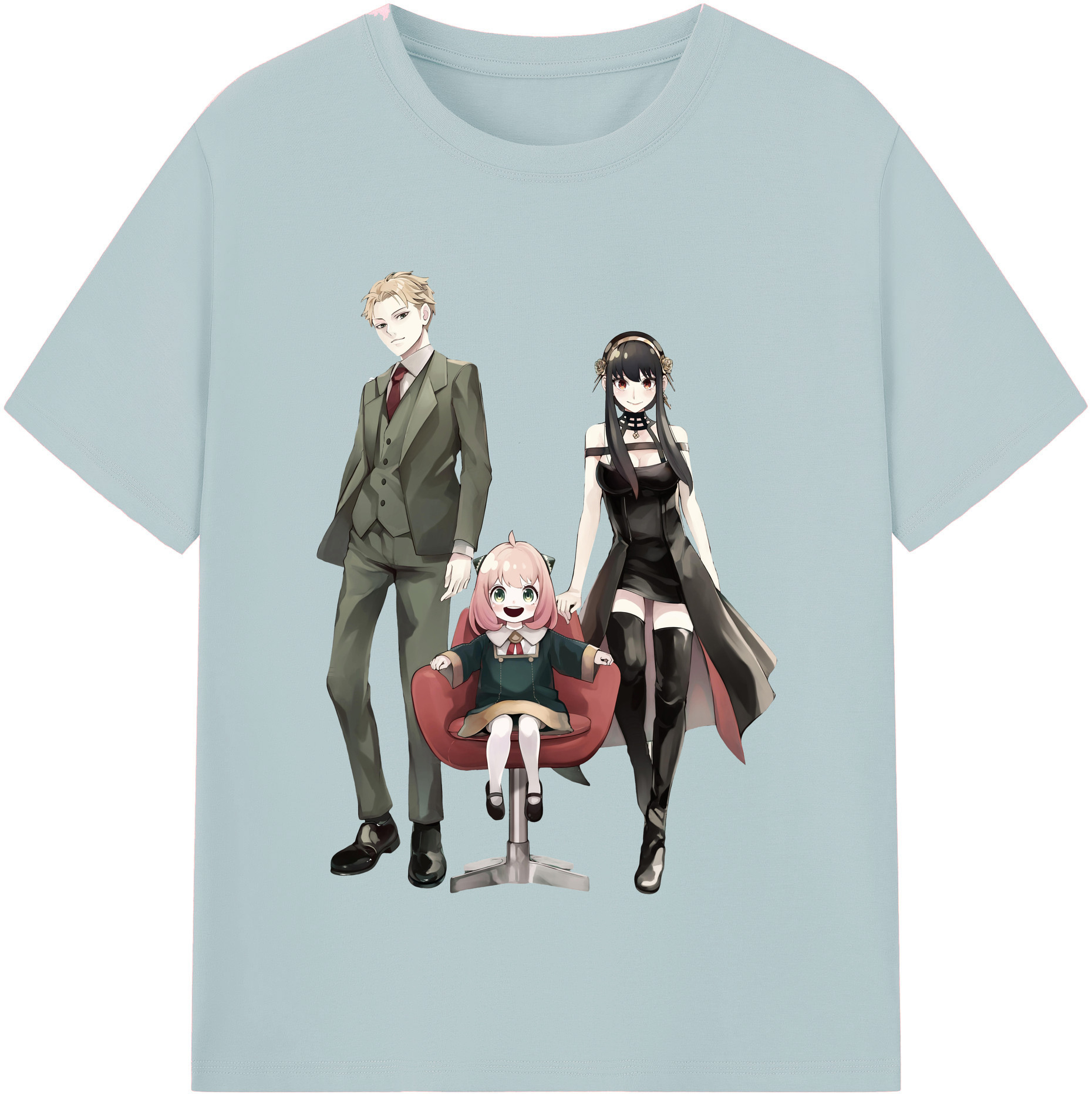 （画像用） SPY×FAMILY间谍家家酒 綿100％半袖Tシャツ（フロントプリント）